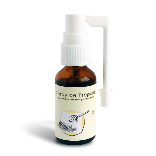 La fórmula de própolis en spray está especialmente indicada para la higiene bucal y la garganta, ejerce una actividad calmante y limpiadora inmediata. Própolis de bolsillo.