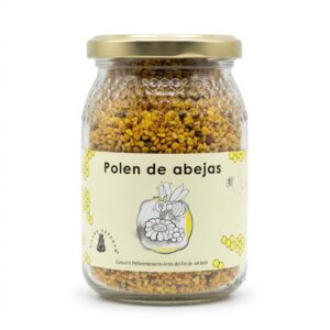 tarro de polen de abeja natural